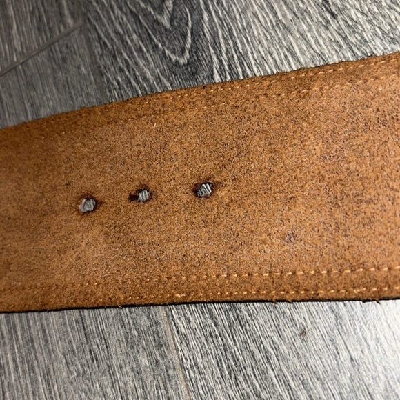 Vintage Joan & David Dark Brown Leather Belt Size L main image 14